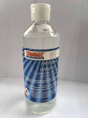 ANT-BAC  Hand Gel   12 x 500 mls Flip Top Bottle &pound;2.00 per 500 mls