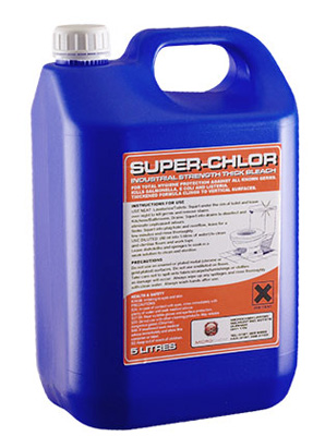 SUPER-CHLOR  10  litres  @&pound;3.00 per litre